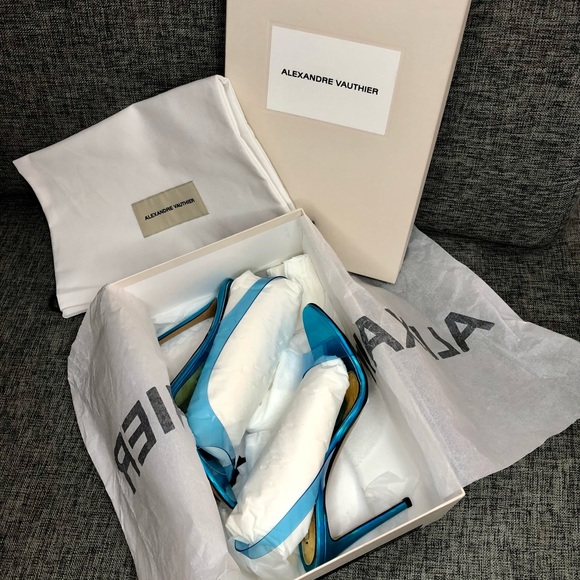 Alexandre Vauthier PVC and leather heels - Picture 6 of 6